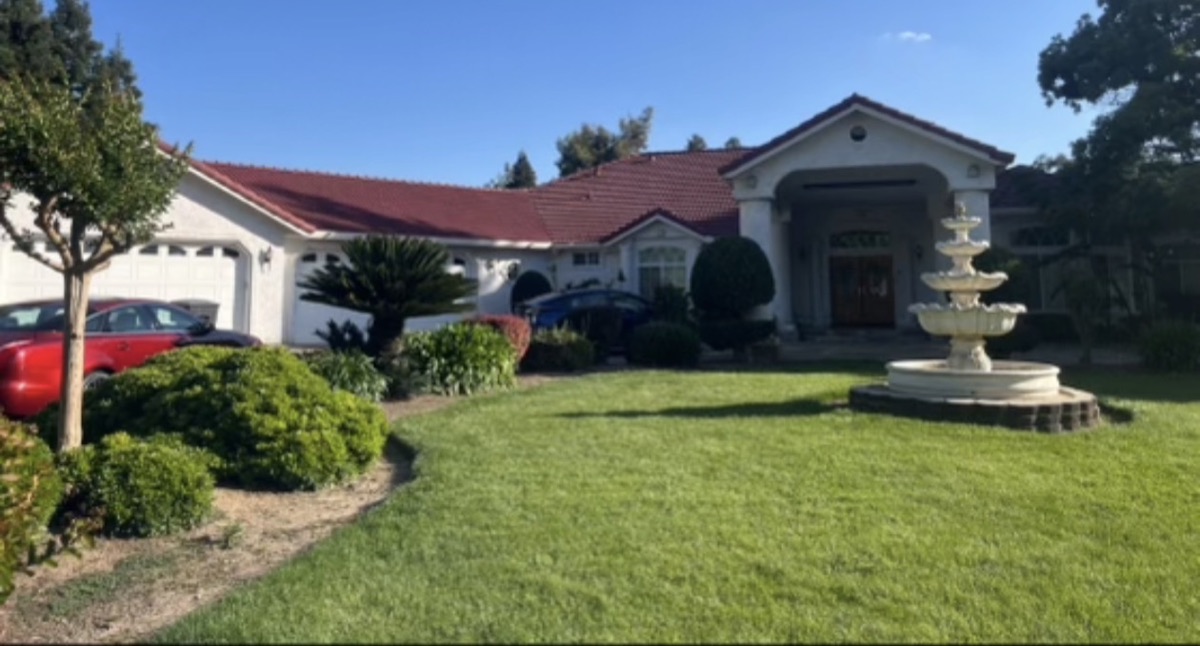 Tile roof after replacement work, Merced, CA